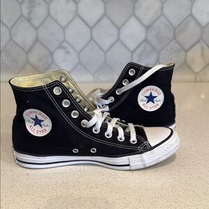 Converse Kids Black High-Top Sneakers men's 7